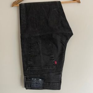 Levi Strauss Mens 541 Black/Grey Denim Jeans 36x32